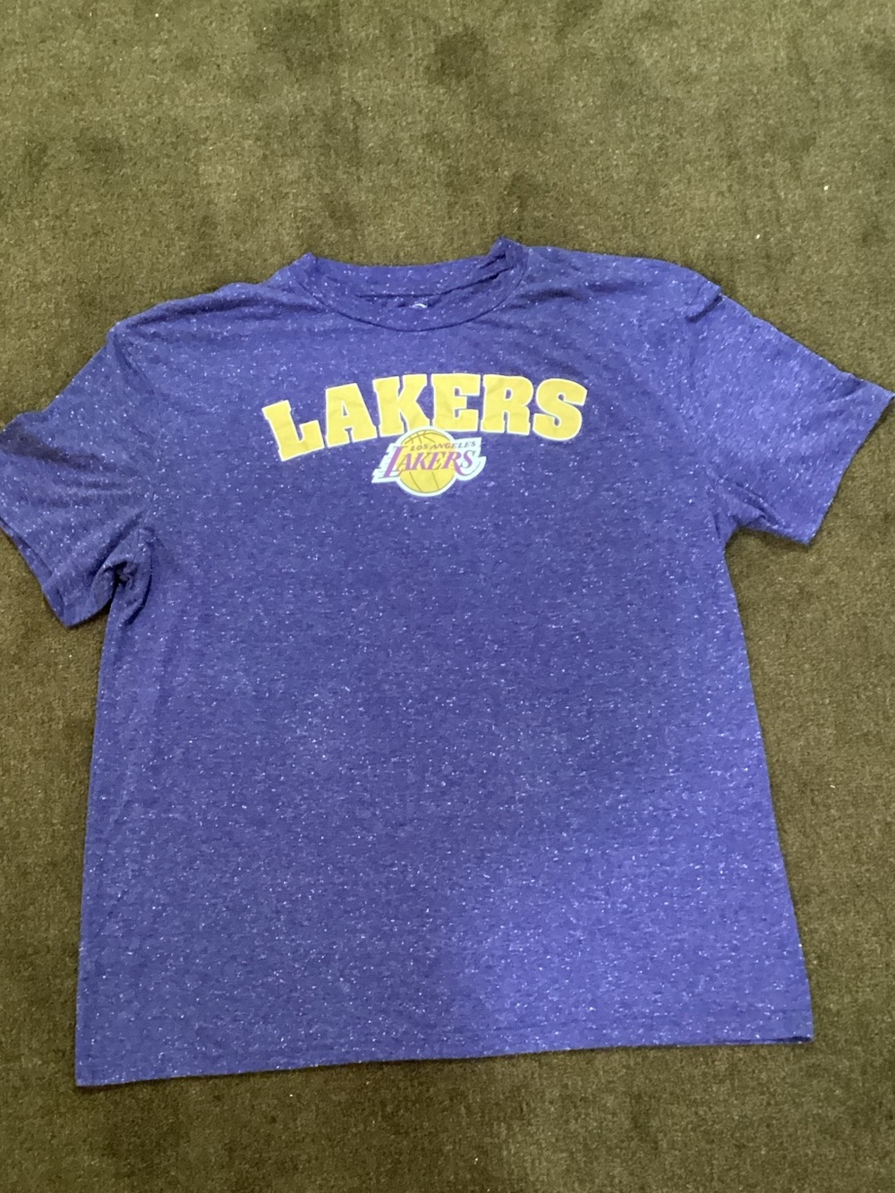Kids Lakers Short Sleeve Tee in Purple